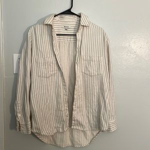 Madewell Striped Flannel
